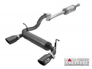 Jeep Wrangler JL 3.6L V6 Performance Exhaust - Cat-back - Dual Exit - Black Tips - aFe Jeep Wrangler JL 3.6L V6 Performance Exhaust - Cat-back - Dual Exit - Black Tips - aFe